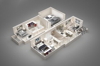 2 Bed/2 Bath 1011 floor plan